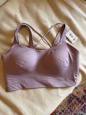 NWT Lululemon Like a Cloud Longline Bra Light Support D/DD Cup (Lotus Lavender)